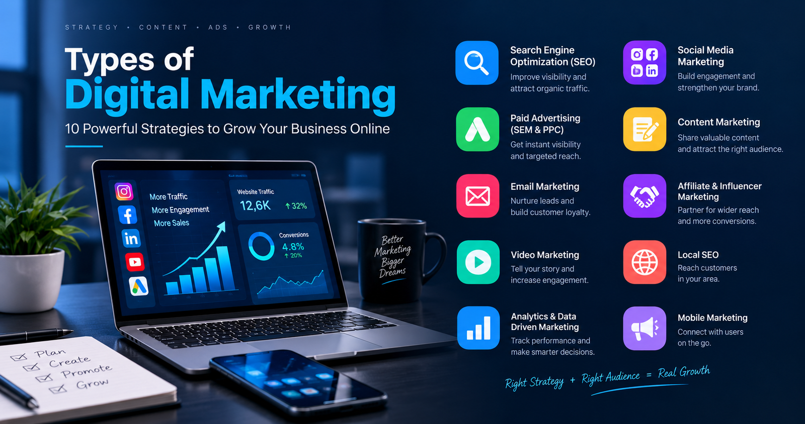 types of digital marketing